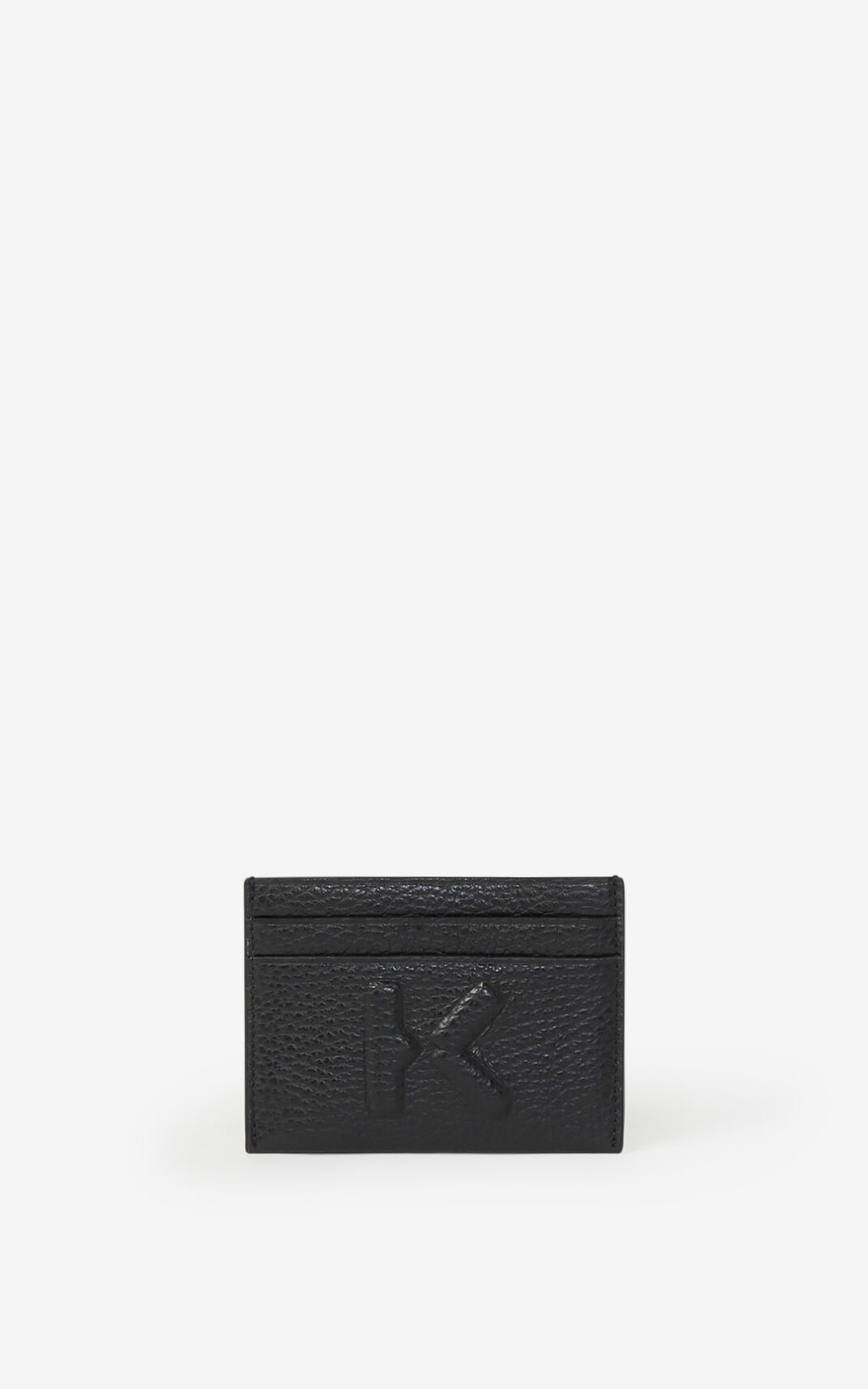 Kenzo Imprint grained Läder cardholder Plånbok Herr | 54837-EMFN